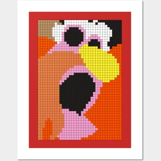 POXELART - The Electric Mayhem's Floyd (from The Muppets) Posters and Art